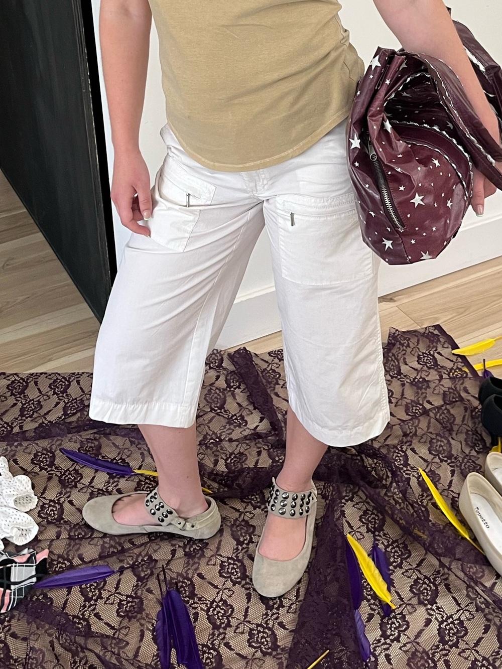 White capris